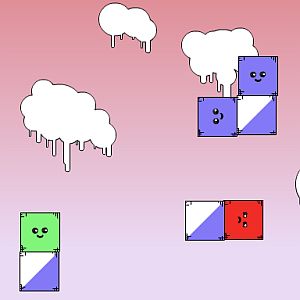 Webgame: lógica, gravidade, equilíbrio e blocos coloridos em Red Remover