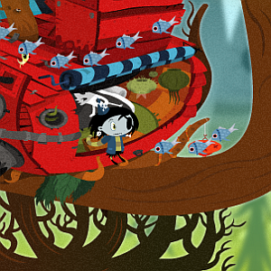 Webgame: gráficos lindos e plataformas divertido em Scarygirl