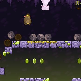 Webgame: corra por sua vida em Cave Chaos, um divertido plataformas