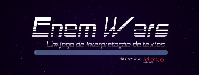 Webgame: jogue e interprete textos em Enem Wars