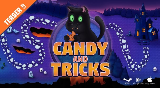 CANDY AND TRICKS será lançado em  13 de Outubro para PC e MOBILE