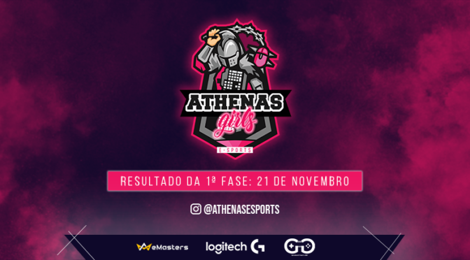Athena’s e-Sports anuncia lista de escolhidas para a segunda fase da Seletiva de Guerreiras