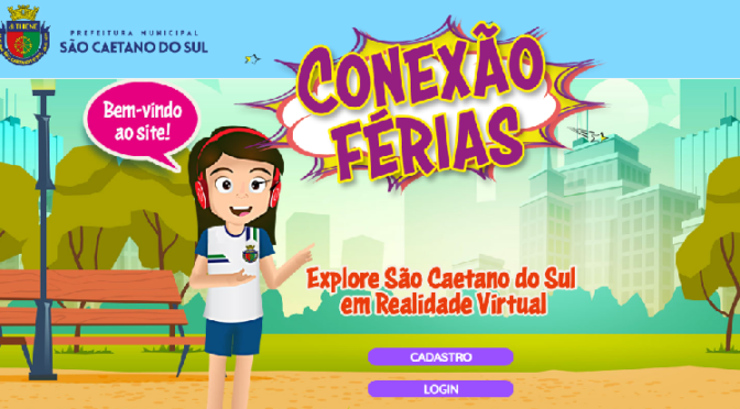 Conexão Férias – jogo de realidade virtual ajuda crianças a explorar município