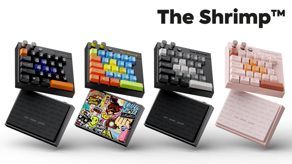 Conheça o The Shrimp, um teclado mecânico ultracompacto que te libera de teclados gigantescos e desajeitados.