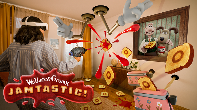 Astrea Anuncia Novos Trailers dos Jogos de Realidade Virtual de Wallace & Gromit e Jamtastic!