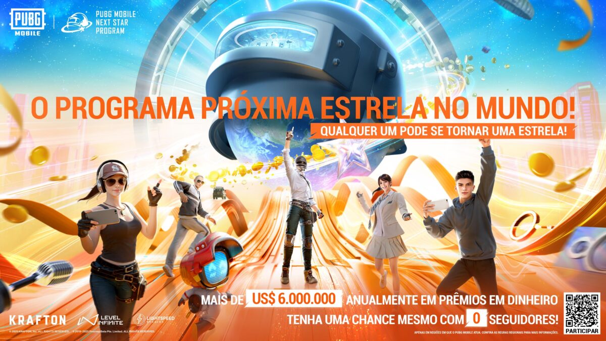 PUBG MOBILE lança programa global para criadores de conteúdo com premiação de US$ 6 mihões
