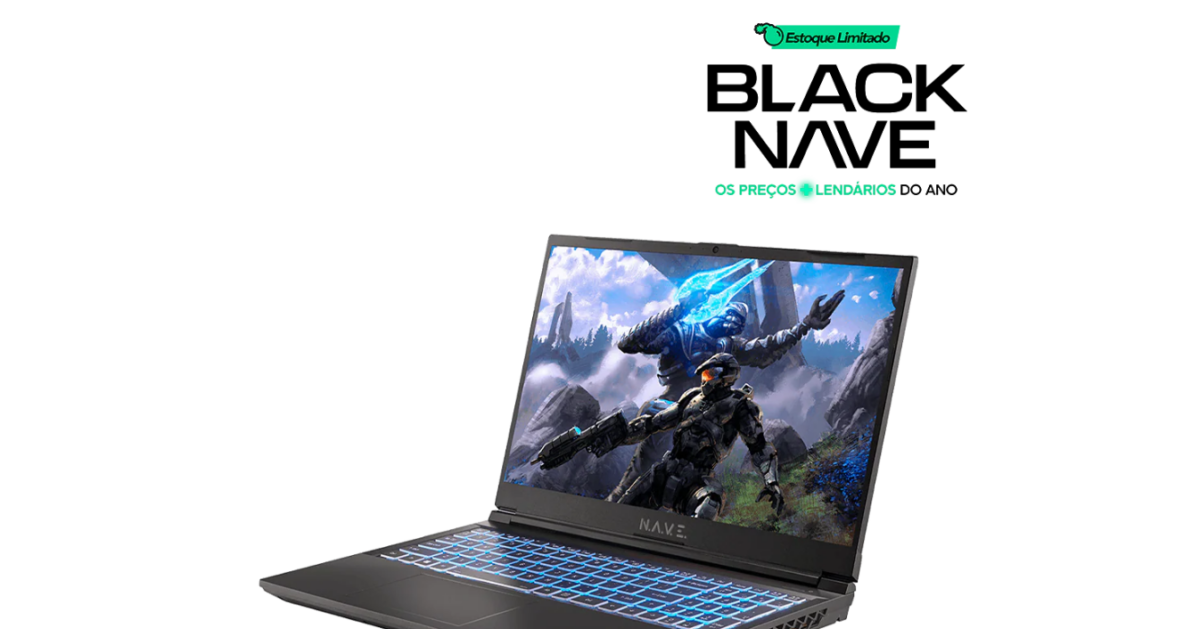 NAVE lança mês inteiro de ofertas e reduz preços de notebooks gamers em até R$ 6,5 mil