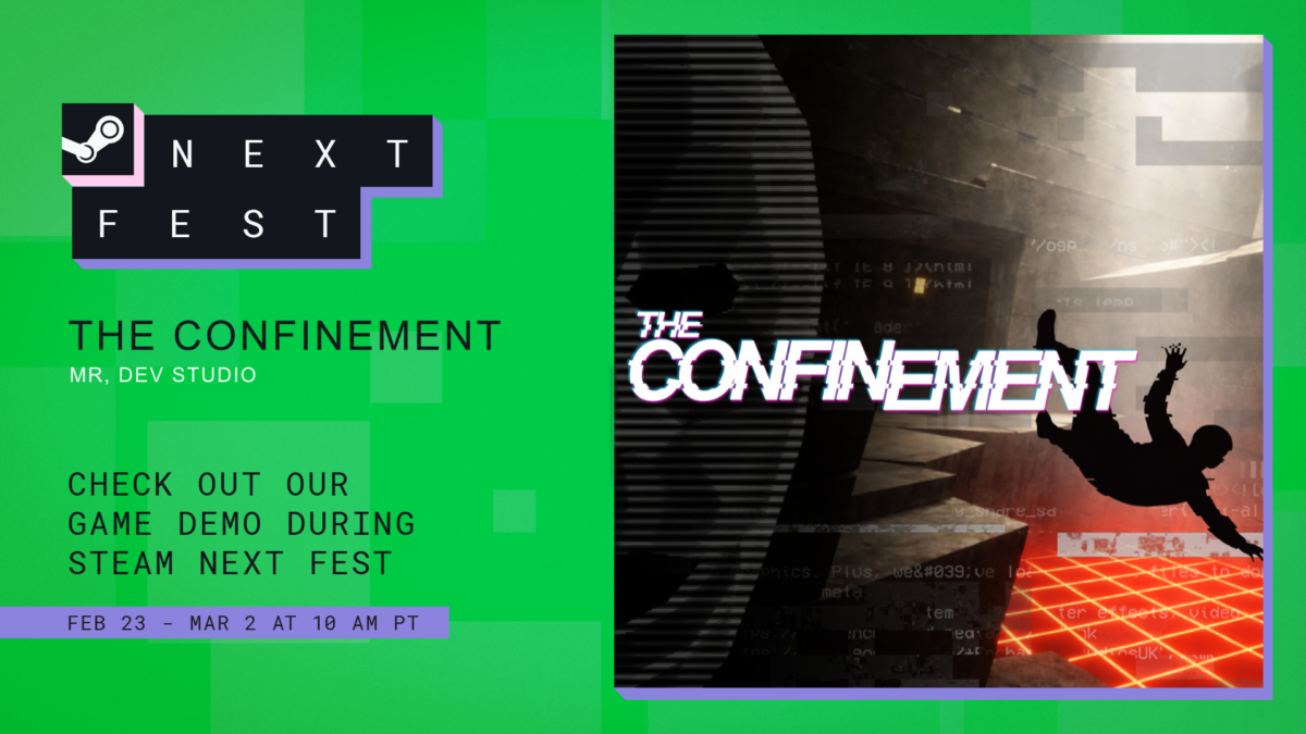 The Confinement ganha demo e desafio competitivo no Steam Next Fest