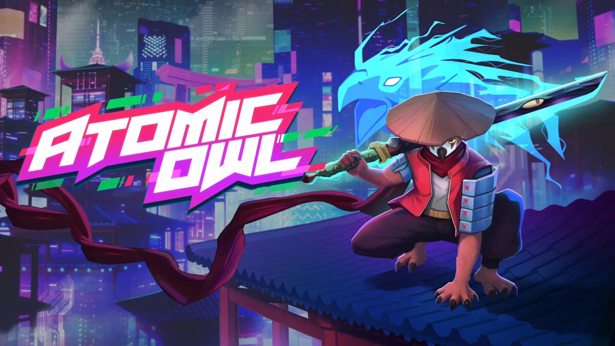 Atomic Owl chega aos consoles com ação retrô e visual neon inspirado nos anos 1990